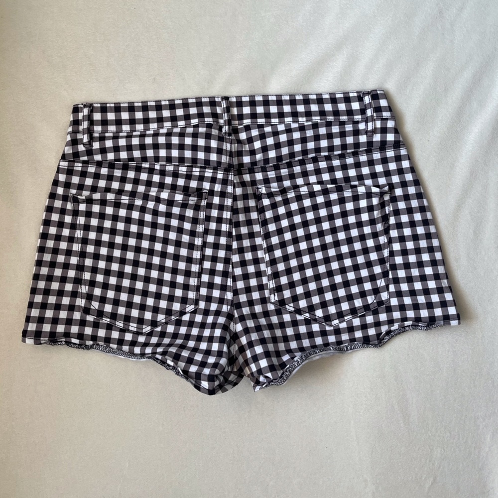 Express Gingham High Rise Shortie - Picture 4 of 7